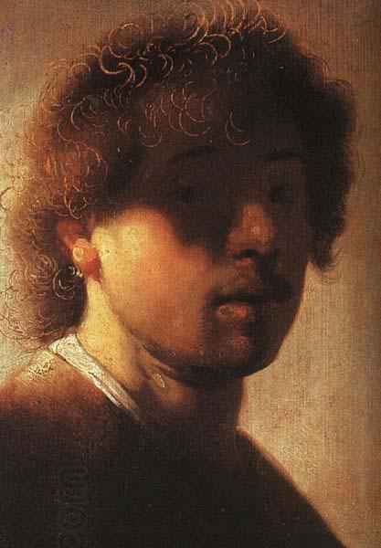 REMBRANDT Harmenszoon van Rijn Self-portrait oil painting picture